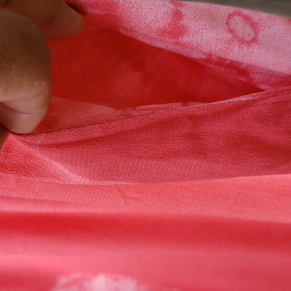 BNWT Knox Rose Island Red Tie-Dye Oversized Flowy Sleeveless Maxi (S) - Picture 4 of 9